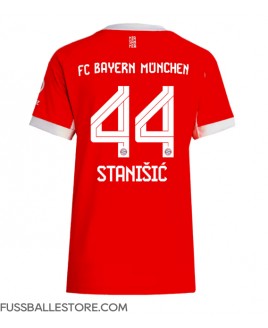 Günstige Bayern Munich Josip Stanisic #44 Heimtrikot Damen 2025-26 Kurzarm